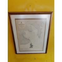 Cuadro Mapa Navegacion Antiguo Marsaxlokk South Coast 1945 segunda mano  Colombia 