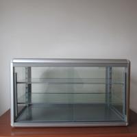 Vitrina Exhibidor De Mostrador En Aluminio Y Vidrio segunda mano  Suba