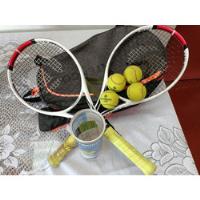 Combo 2 Raquetas Tennis Artengo Adulto+4 Pelotas Tb Artengo , usado segunda mano  Colombia 