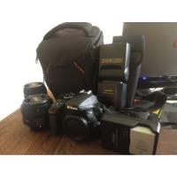 Cámara Nikon D3400 + Lentes 50 Mm Y 18 - 55 Mm + Flash , usado segunda mano  Colombia 