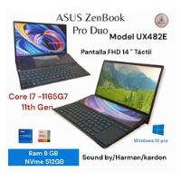 Usado, Asus Zenbook Pro Duo Ux482e Core I7 11th Táctil 512 M2  segunda mano  Bello