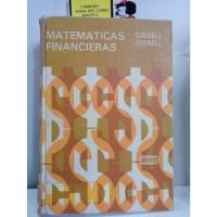 Matemáticas Financieras - Robert Cissel - 1981  segunda mano  Colombia 
