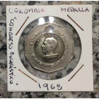 Medalla Al Parecer Del Congreso Eucaristico Bogota 1968 segunda mano  Colombia 