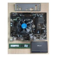 Board Msi H110m Pro + Intel Core I5-7400 + 8gb + 120gb Ssd, usado segunda mano  Chapinero