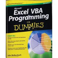 Excel Vba Para Dummies: Programación Vba Para Aplicaciones   segunda mano  Colombia 