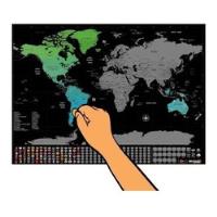 Cuadro Mapa Mundial Para Raspar segunda mano  Colombia 