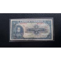 Billete De 5 Pesos Oro De 1928 segunda mano  Colombia 