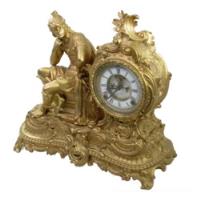 Reloj Escultura Mesa Antiguo Ansonia Siglo Xix 1882  segunda mano  Colombia 