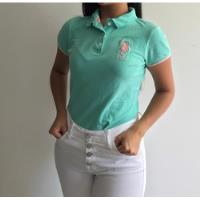 Camisa Polo Club Verde Menta, usado segunda mano  Colombia 