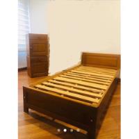 cama madera maciza segunda mano  Colombia 