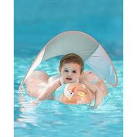 Free Swimming Baby - Flotador Inflable Para Bebés Con Toldo segunda mano  Colombia 