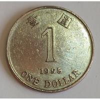 Moneda Antigua De Colección De 1 Dolar Hong Kong 1995. segunda mano  Colombia 