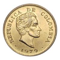 Moneda 25 Centavos. 1979. Colombia. Ddr. Pieza 2676. segunda mano  Colombia 