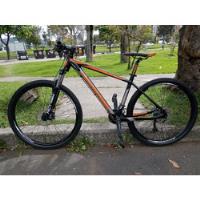 Bicicleta De Montaña - Negro Naranja Con Mantenimiento segunda mano  Colombia 