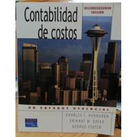 Libro Contabilidad De Costos 14 Edicion-un Enfoque Gerencial segunda mano  Colombia 