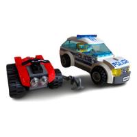Lego City Carro Policía 60047 Y Remolque Con Ancla.  segunda mano  Colombia 
