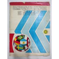 Usado, Campeonato Mundial De Futbol 78 Álbum Antiguo Completo 1978 segunda mano  Colombia 