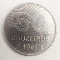 Moneda Brasil 50 Cruzeiros 1981 segunda mano  Colombia 