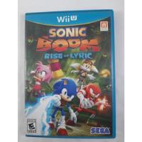 Juego Sonic Boom Rise Of Lyric Nintendo Wii U Fisico Usado segunda mano  Colombia 