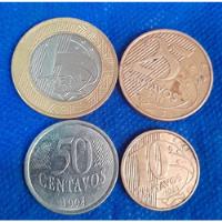 4 Monedas De Brasil, Buen Estado  segunda mano  Colombia 