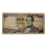 Billete Colombiano De 100 Pesos De 1980  segunda mano  Colombia 