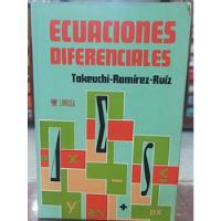 Ecuaciones Diferenciales Takeuchi Usado segunda mano  Colombia 