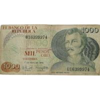 Billete Colombiano De 1000 Pesos De 1979, usado segunda mano  Colombia 