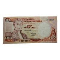 Billete Colombiano De 100 Pesos De 1991 segunda mano  Colombia 