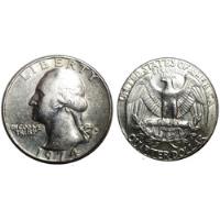 Quarter De Dolar 1974 D(denver) Washington Aguila, usado segunda mano  Colombia 