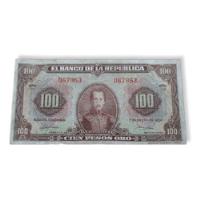 Colombia 100 Pesos Oro 1950 Escaso segunda mano  Colombia 