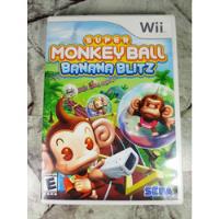 Juego Super Monkey Ball Banana Blitz Nintendo Wii Usado, usado segunda mano  Colombia 
