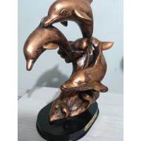 Estatua 3 Delfines Cobre segunda mano  Colombia 