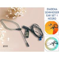 Microfono De Diadema Sennheiser Ear Set 1 Negro, usado segunda mano  Colombia 