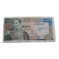 Billete De 500 Pesos Oro 1977 segunda mano  Colombia 