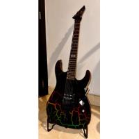 Usado, Guitarra Eléctrica Ltd M1 '87 Rainbow Crackle segunda mano  Colombia 