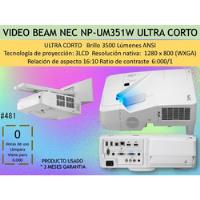 Video Beam Nec Np-um351w Ultra Corto , usado segunda mano  Colombia 