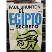 Usado, El Egipto Secreto Paul Brunton segunda mano  Colombia 