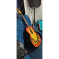 Vendo Guitarra Acústica Con Estuche En Buen Estado segunda mano  Colombia 