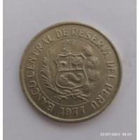Moneda 5 Soles De Oro Perú 1977 Sin Circular segunda mano  Colombia 