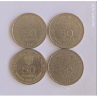4 Monedas Colombia 50 Pesos 1989 Una Sin Circular segunda mano  Colombia 