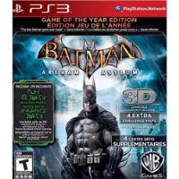 Batman Arkham Asylum Juego Del Año Edicion Playstation 3 segunda mano  Colombia 