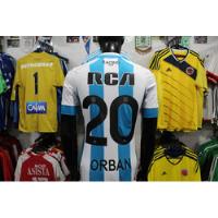 Camiseta Racing Club De Argentina 2017 #20 Orban Talla M  segunda mano  Colombia 