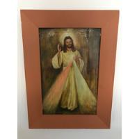  Cuadro Pintura Jesus De La Misericordia En Yeso Y Óleo, usado segunda mano  Colombia 