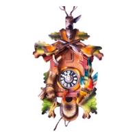 Reloj Cucu Aleman Pared Pendulo Antiguo Ciervo Cazador segunda mano  Colombia 