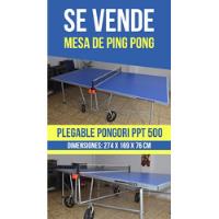 Mesa De Ping Pong Plegable Pongori  segunda mano  Colombia 