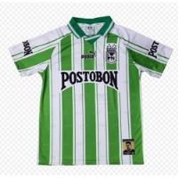 Elegante Camiseta Del Atlet Nacional Retro 1998  *deluxe*, usado segunda mano  Colombia 