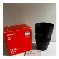 Lente Sony Fe 85mm F/1.8 Serie G Fijo Sel85f18 Retratos Full Frame Montura E segunda mano  Colombia 