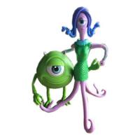 Figura Moster Inc Pixar Disney Mike Wazowski Y Celia Mattel, usado segunda mano  Colombia 