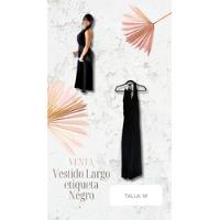 Vestido Elegante Largo Negro Mujer, usado segunda mano  Colombia 