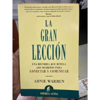 La Gran Lección - Arnie Warren - Libro Original, usado segunda mano  Colombia 